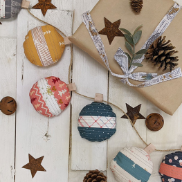Christmas Garland BERNINA WeAllSew Blog Feature 1100x600