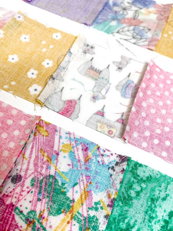 Press seams in opposite directions