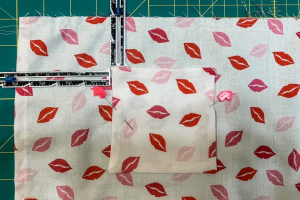 Placement of pocket on child's apron