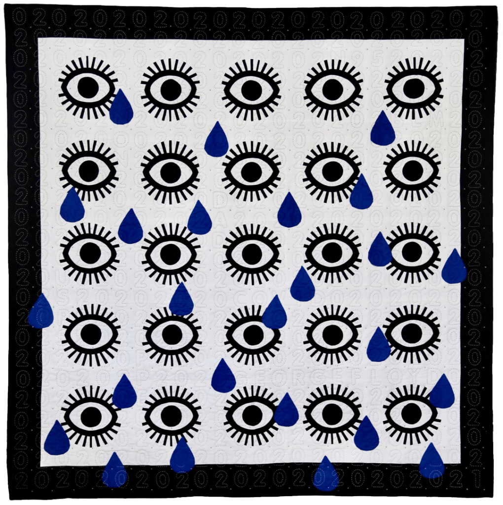 Hillary Goodwin's Best of Show quilt "2020 Vision"