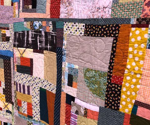 Improvistaion was one of the quilt categories
