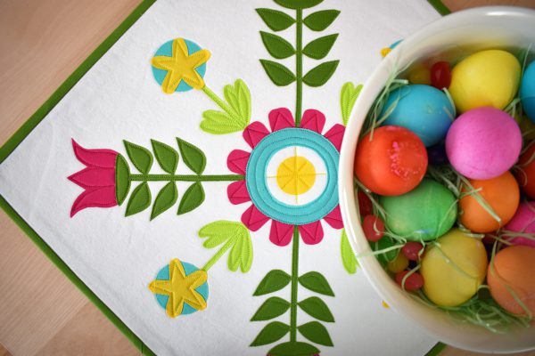 Spring Table Topper Tutorial by Erika Mulvenna