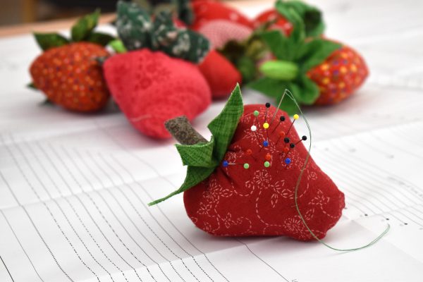 How to Make a Strawberry Pincushion by Erika Mulvenna
