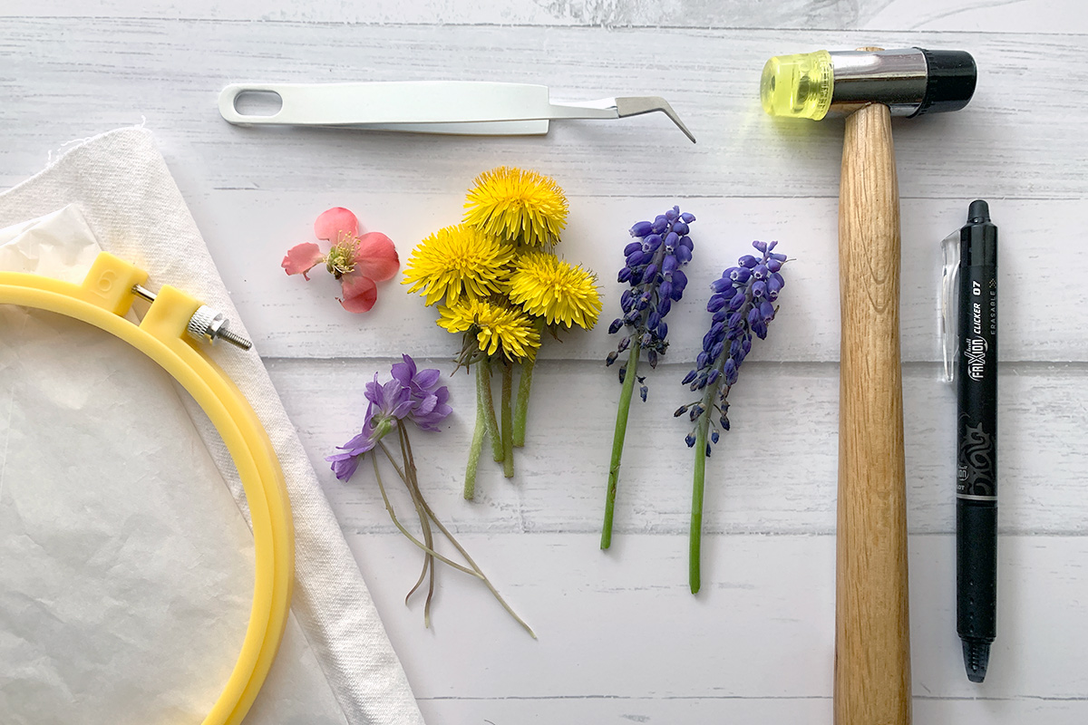 Flower-Pounding-Embroidery-Materials