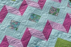 Diamonds 2 Quilt Along, Part 7- Quilting Row Six BERNINA WeAllSew Blog Feature 1090x610