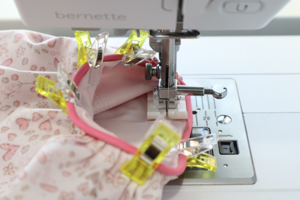 sew at 1/2 seam inch