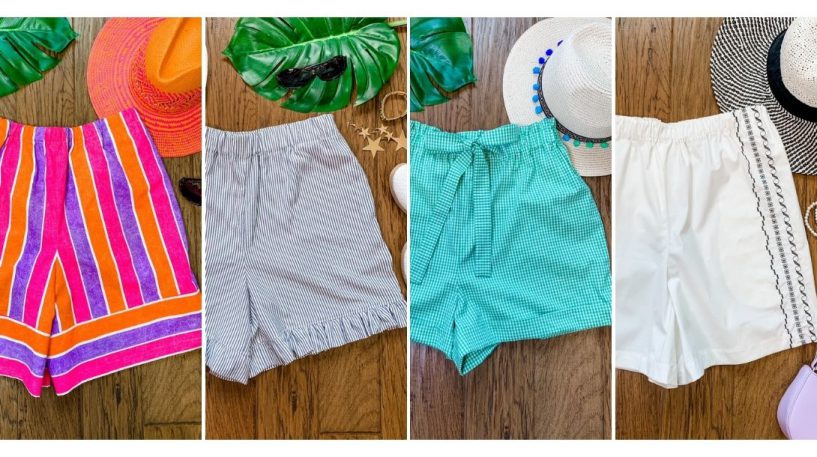 Four pattern hacks to create four summer shorts