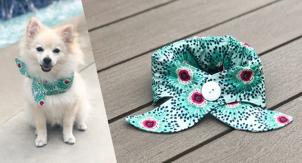 Dog Cooling Collar Tutorial BERNINA WeAllSew Blog 11180 x 600