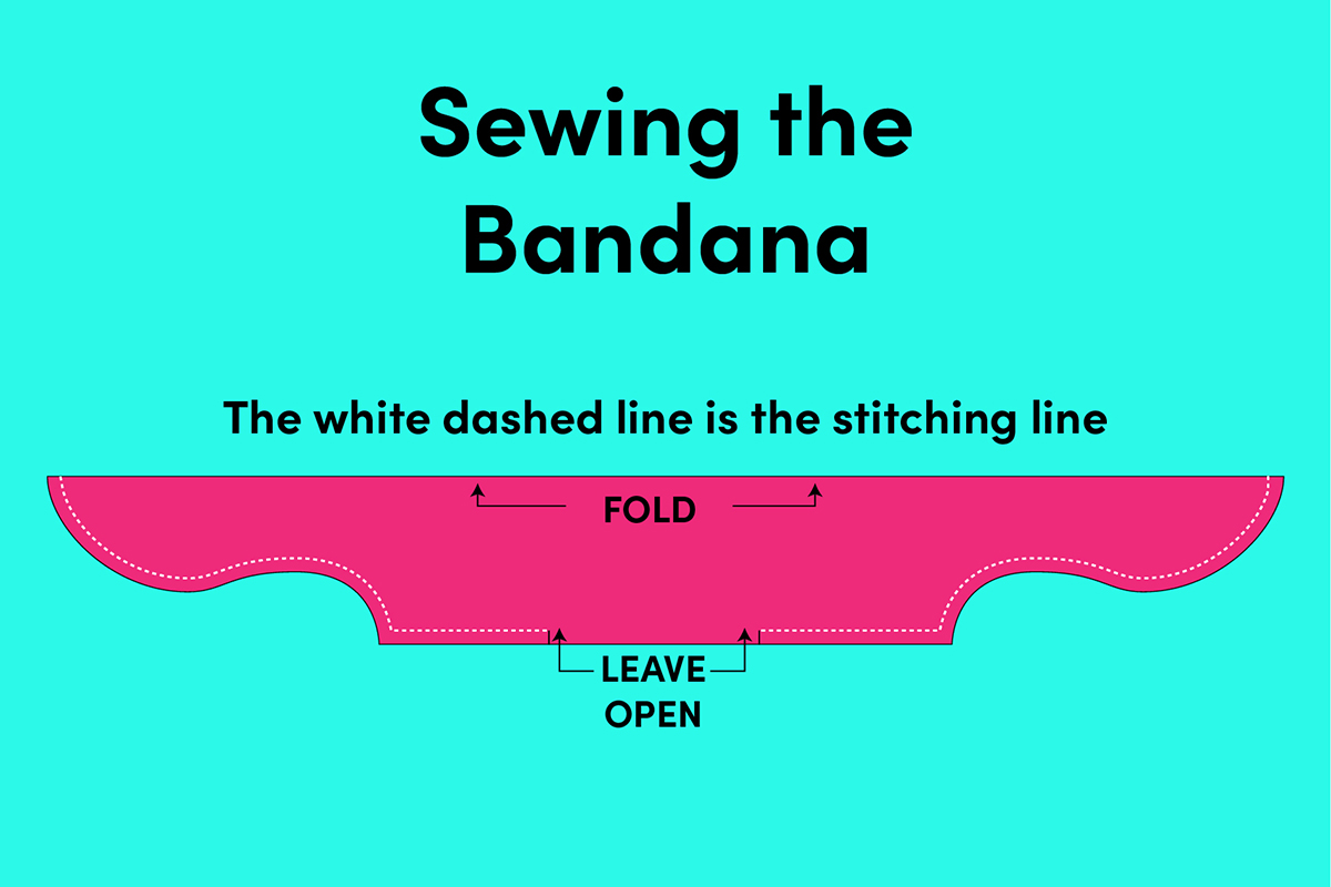Sewing the Dog Cooling Bandana