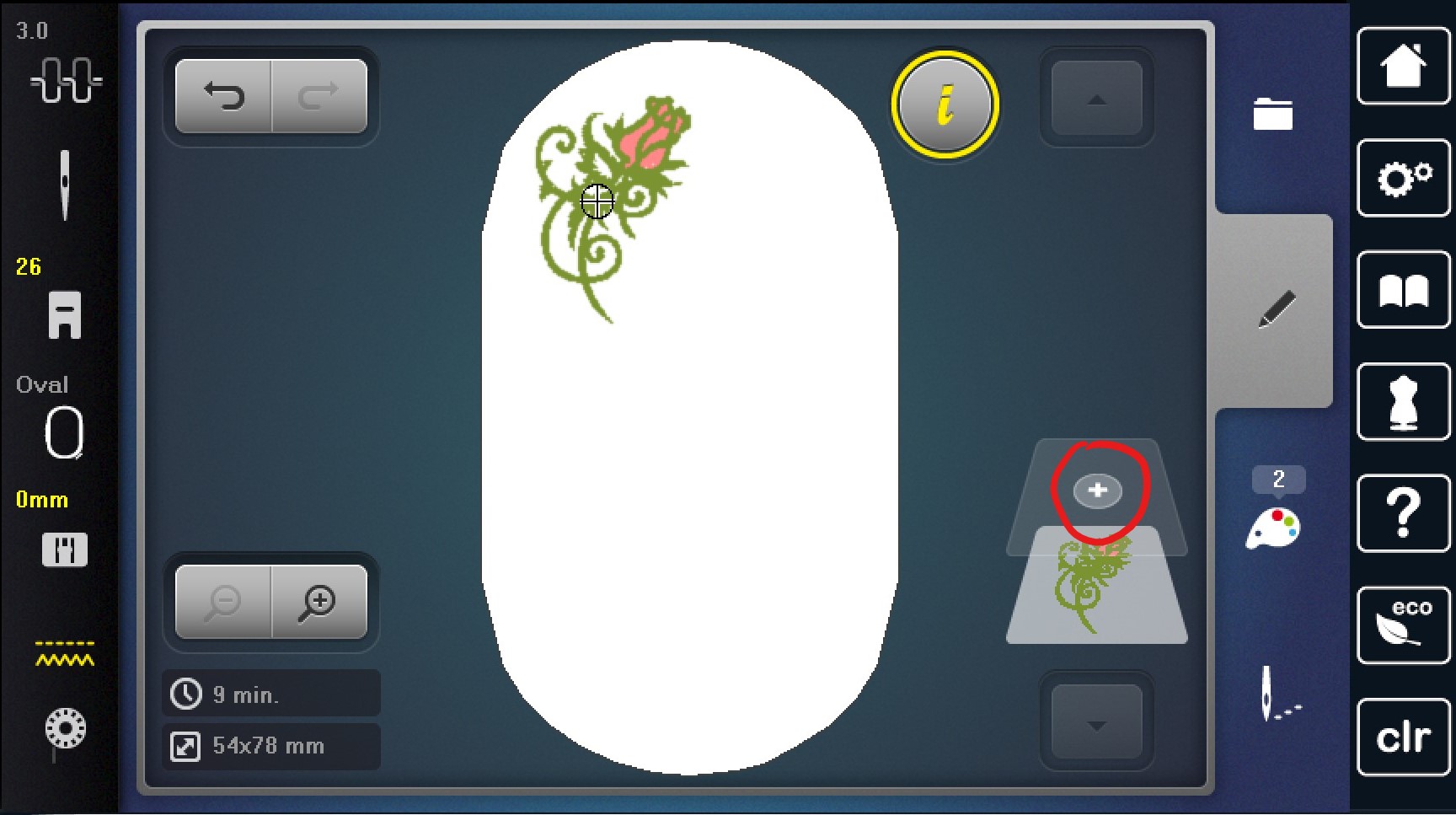 Add Motif to Free Standing Lace Applique