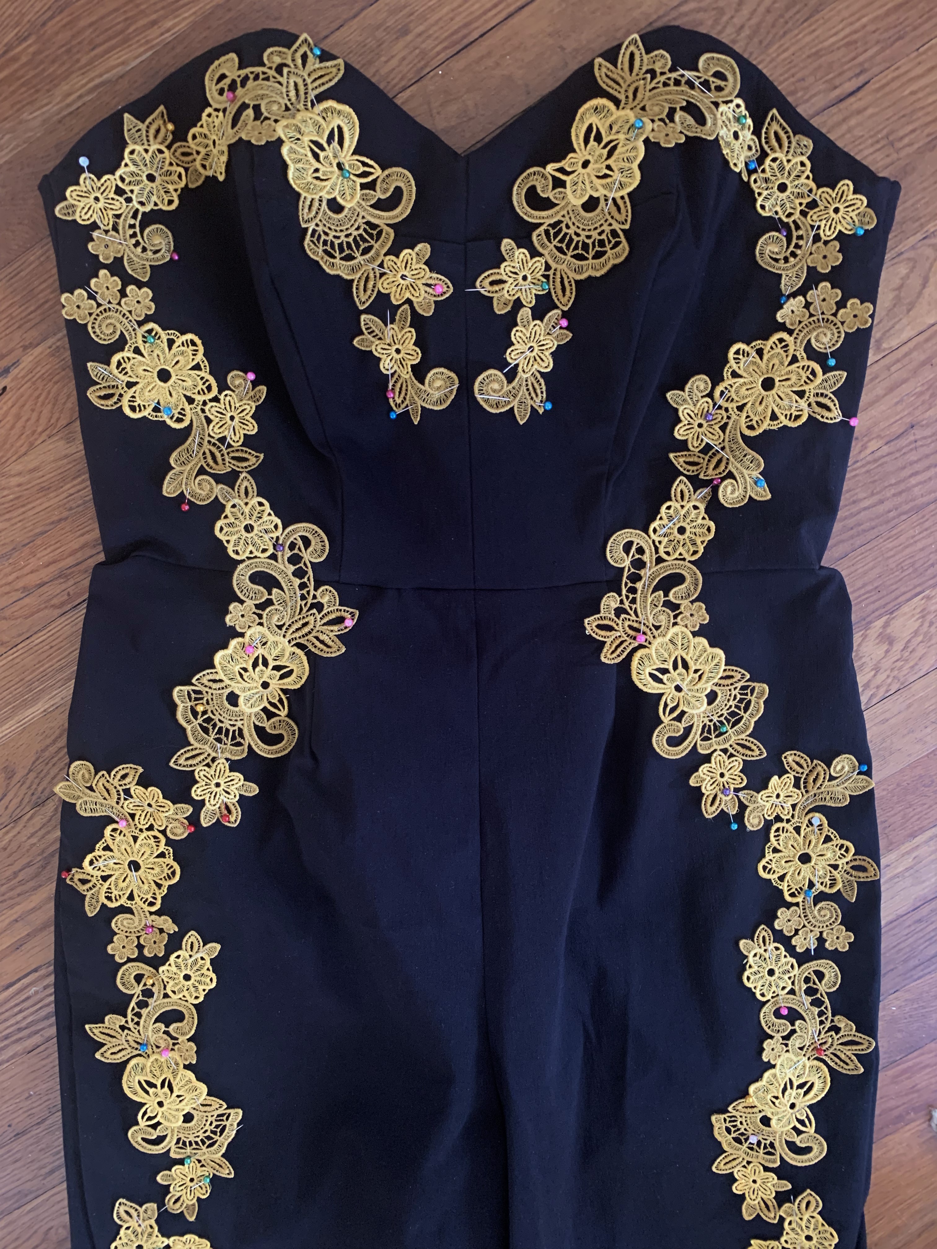 Applique Placement on Garment