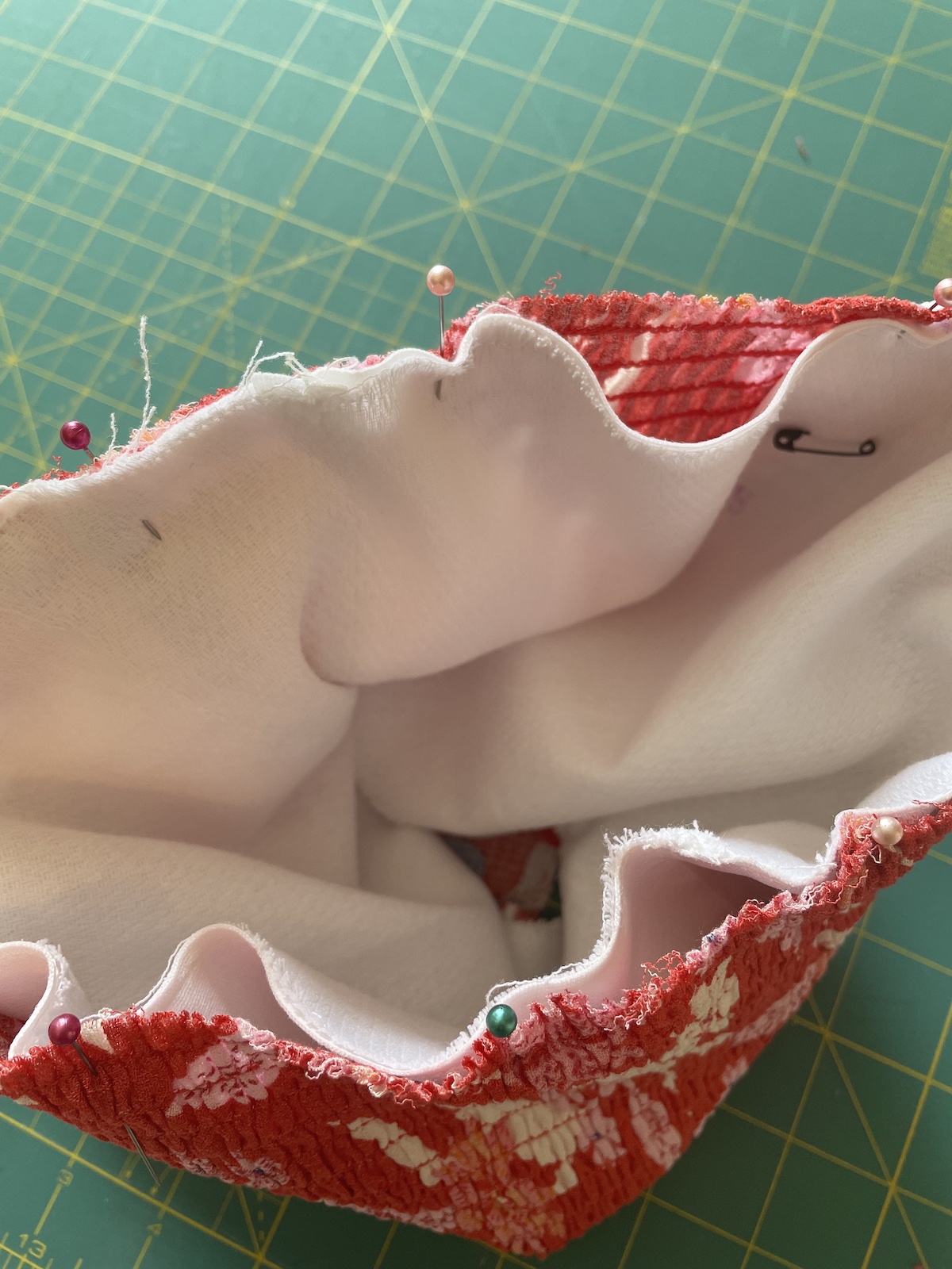 Reusable Pull-on Potty Trainers Tutorial: Place Two Inside Layers into Outside