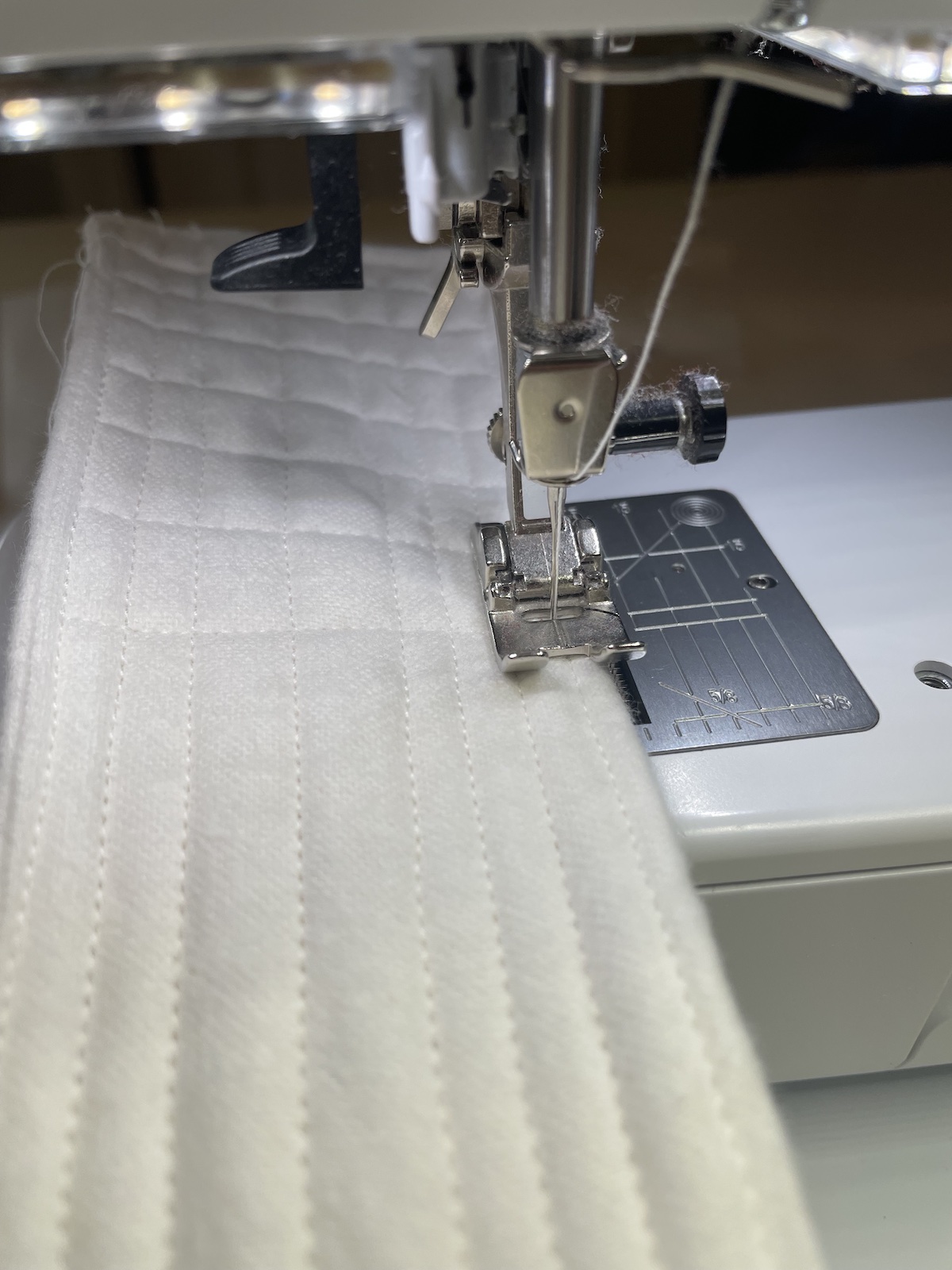 Reusable Pull-on Potty Trainers Tutorial: Stitch a Grid Pattern to Quilt the Insert