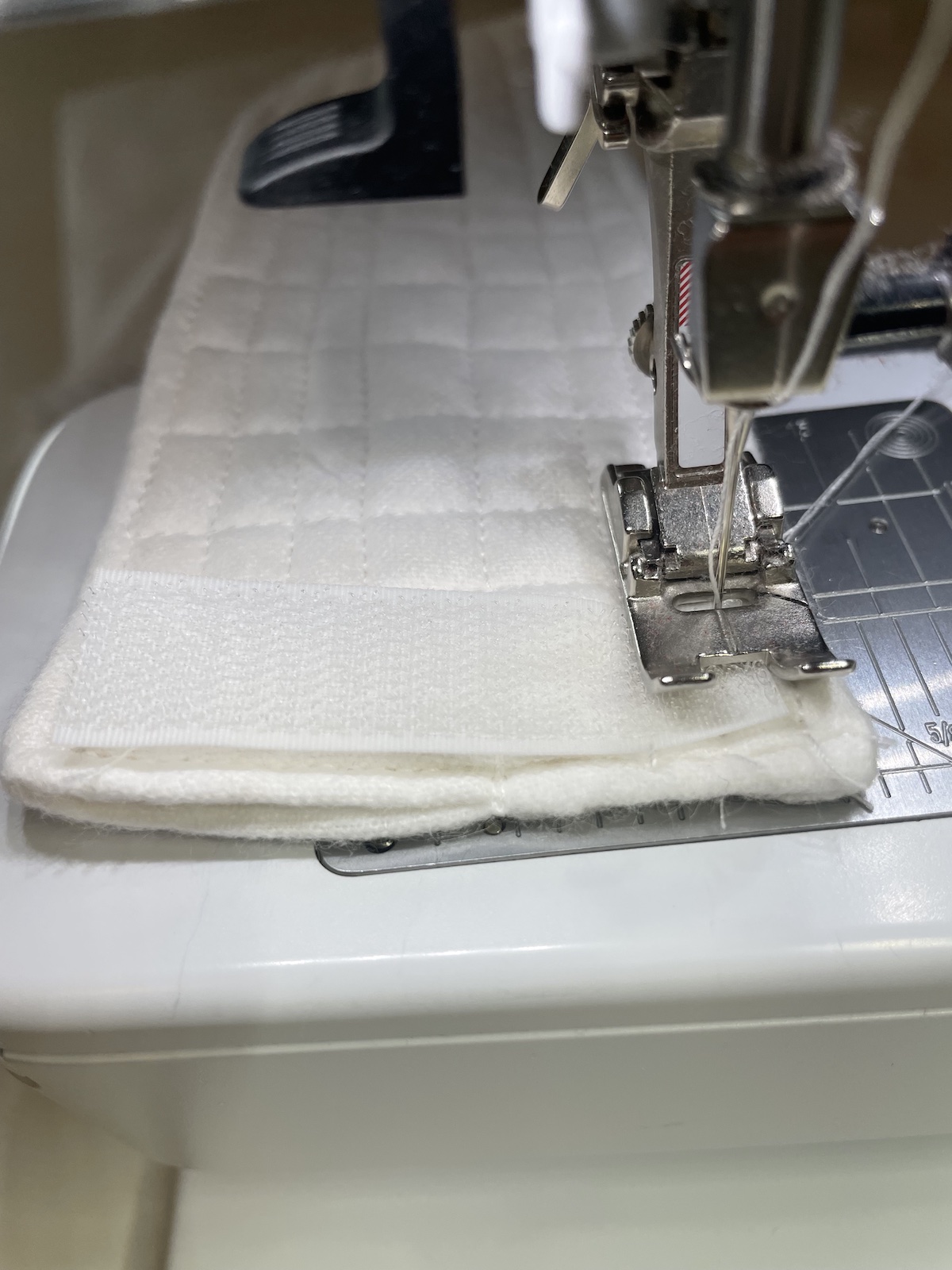 Reusable Pull-on Potty Trainers Tutorial: Attach Velcro to Liner