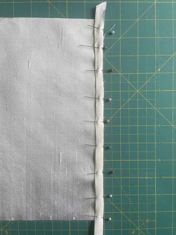 Baby Binding Tutorial : Pin Binding to Raw Edge of Project