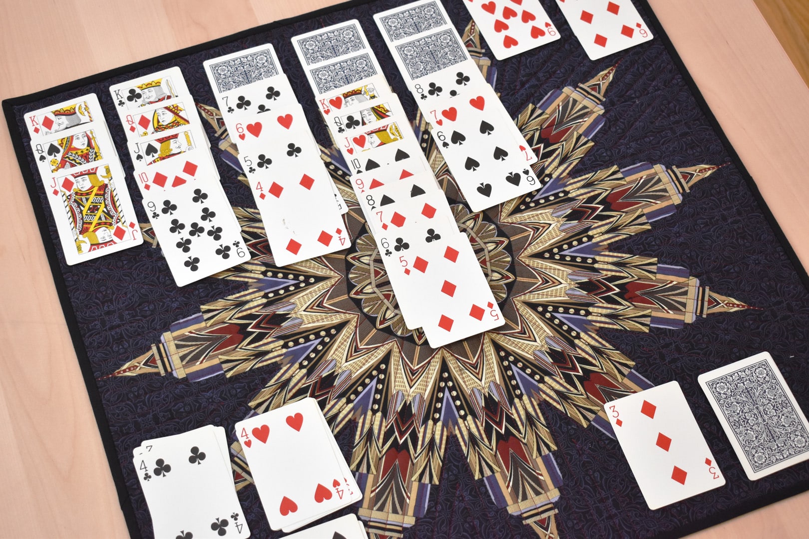 DIY Playing Card Mat by Erika Mulvenna