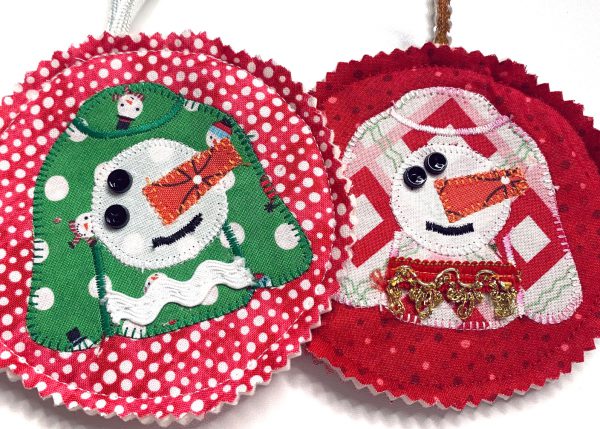Snowman Sweater Ornaments