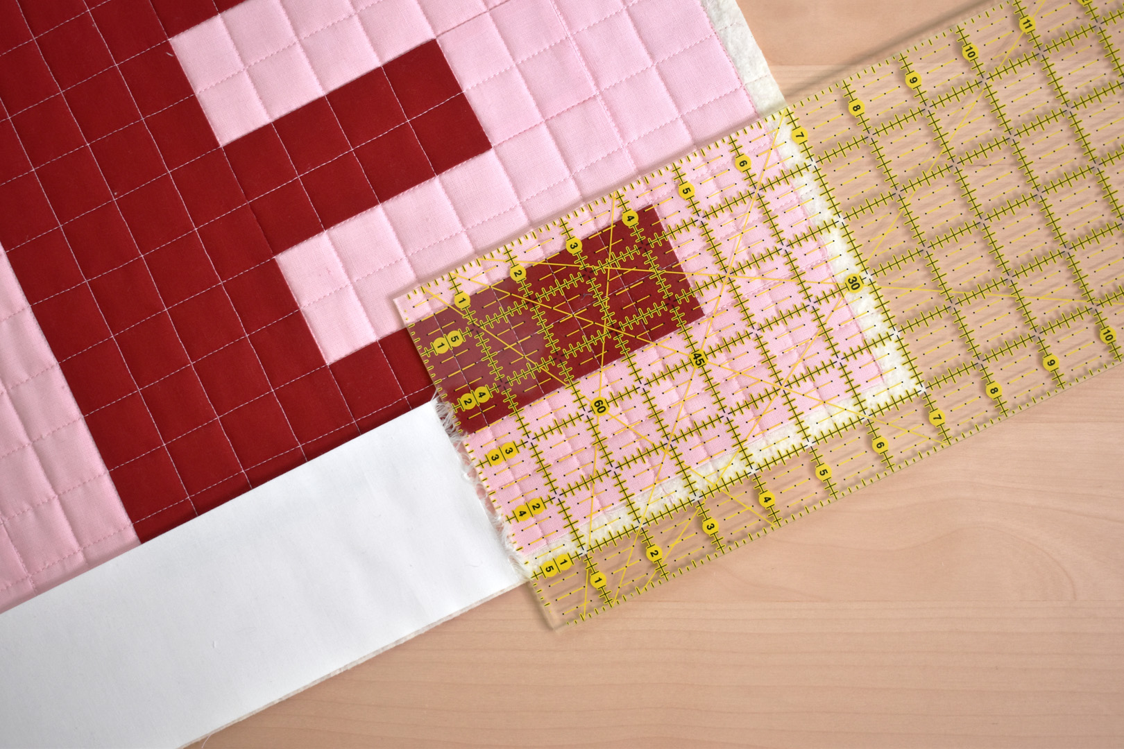 Modern Love Mini Quilt by Erika Mulvenna