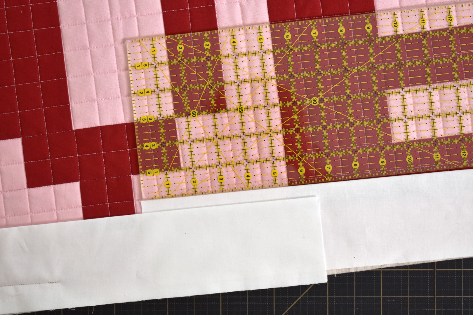Modern Love Mini Quilt by Erika Mulvenna