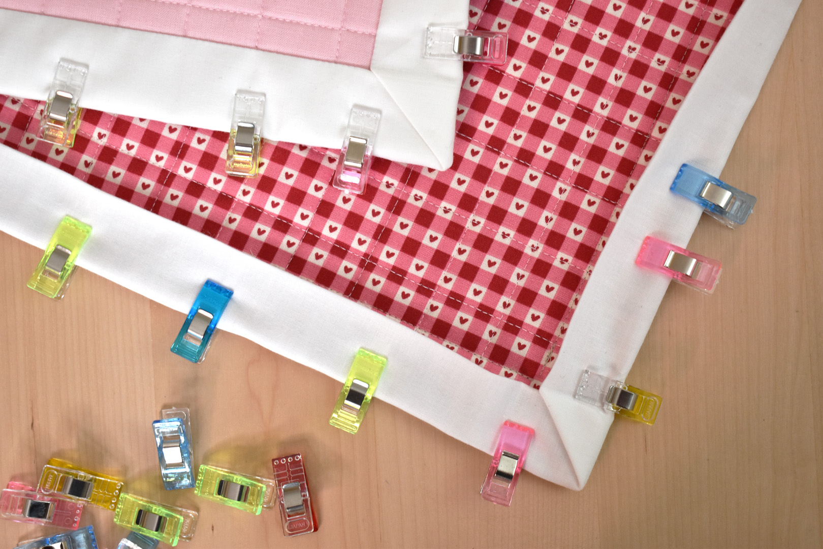 Modern Love Mini Quilt by Erika Mulvenna