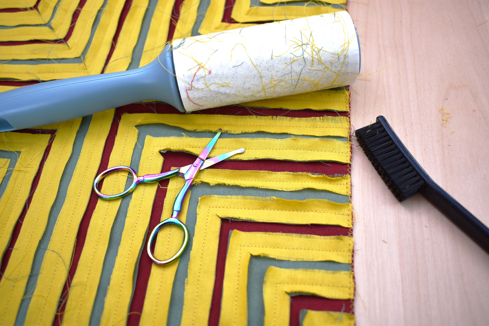 DIY Textured Throw Pillow by Erika Mulvenna
