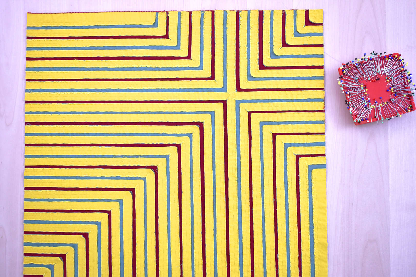 DIY Textured Throw Pillow by Erika Mulvenna