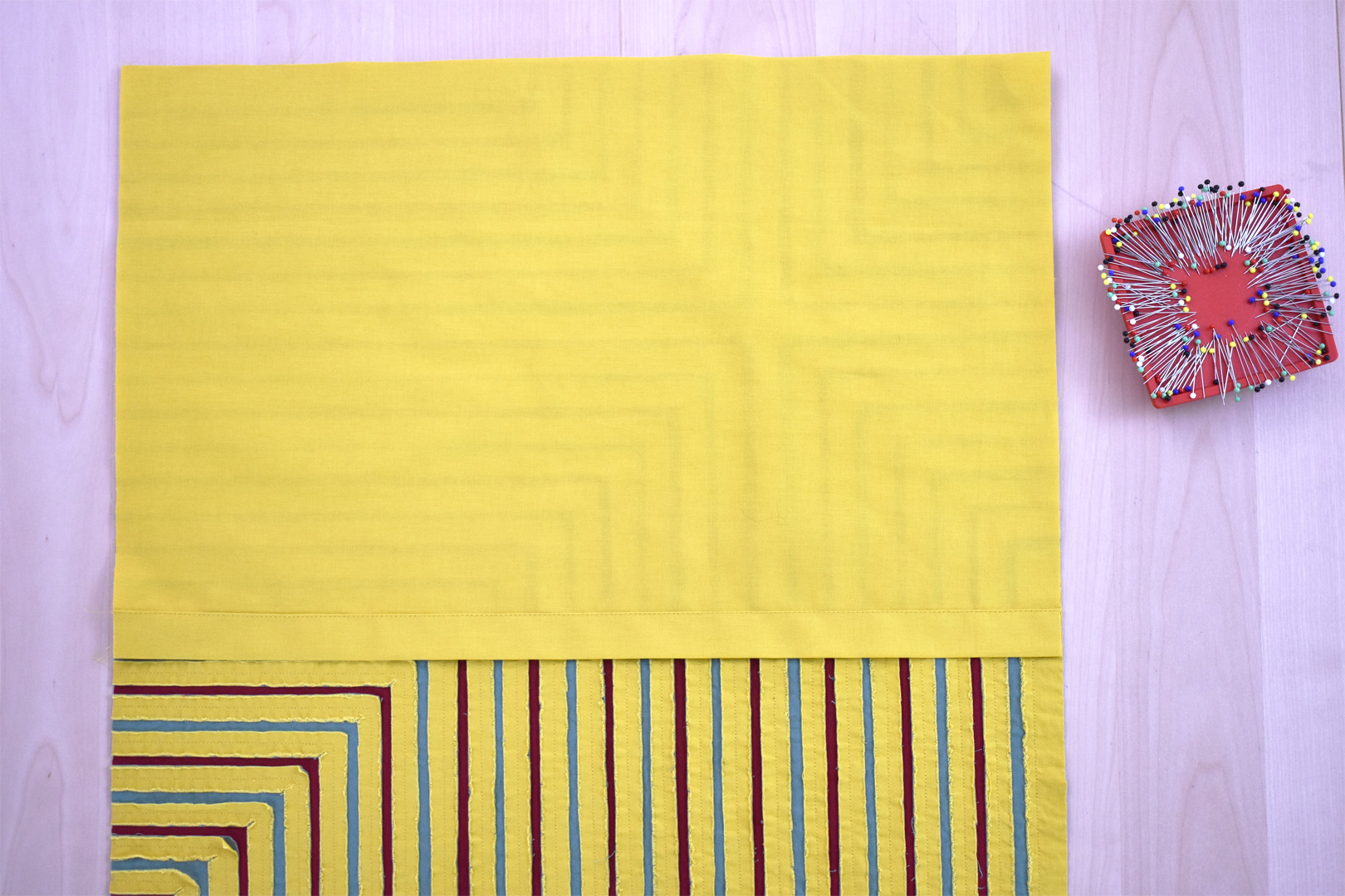 DIY Textured Throw Pillow by Erika Mulvenna
