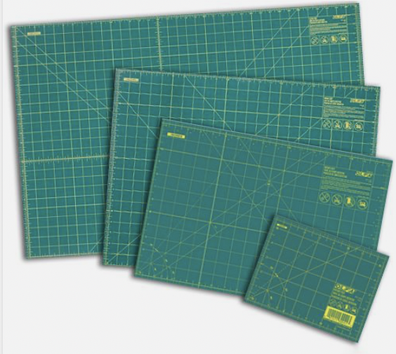 Assortment of Self-Healing Cutting Mats the Nona Quilt Along BERNINA WeAll Sew blog