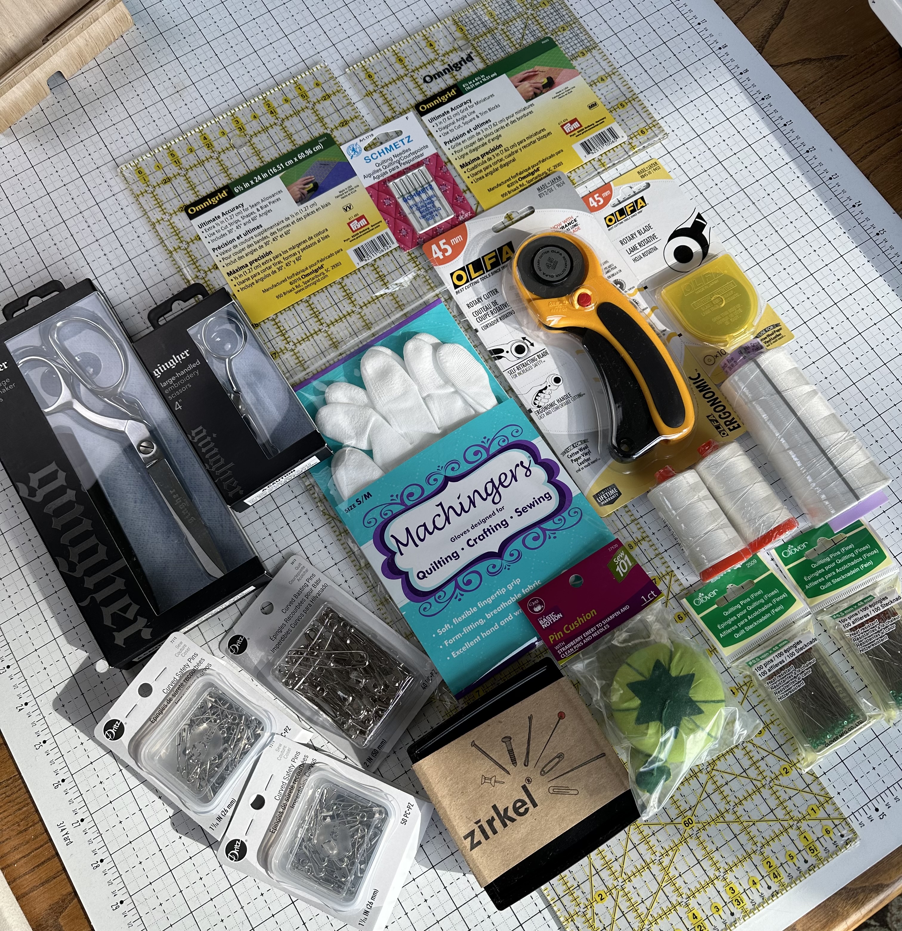 Quilting Supplies for the Nona Quilt Along BERNINA WeAll Sew blog