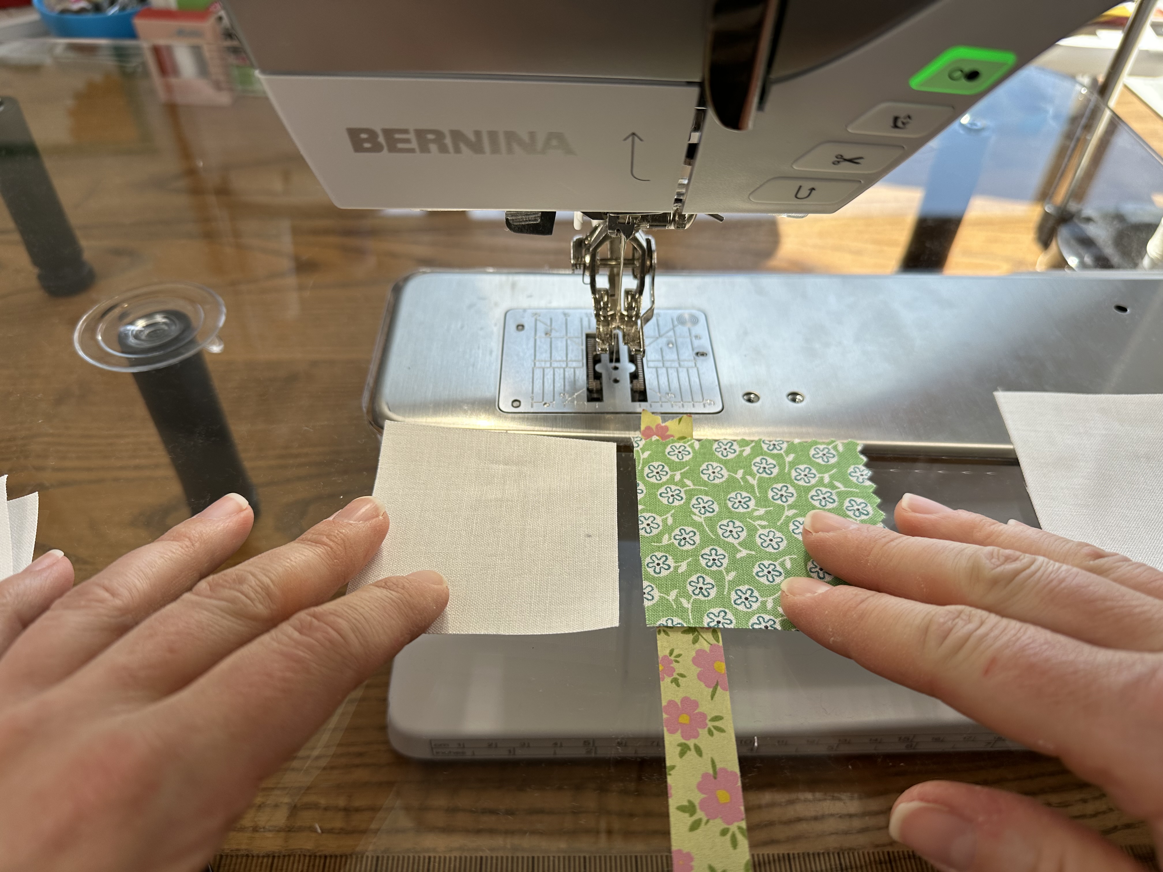 Making a Nine Patch for the Nona Quilt Along BERNINA WeAllSew blog