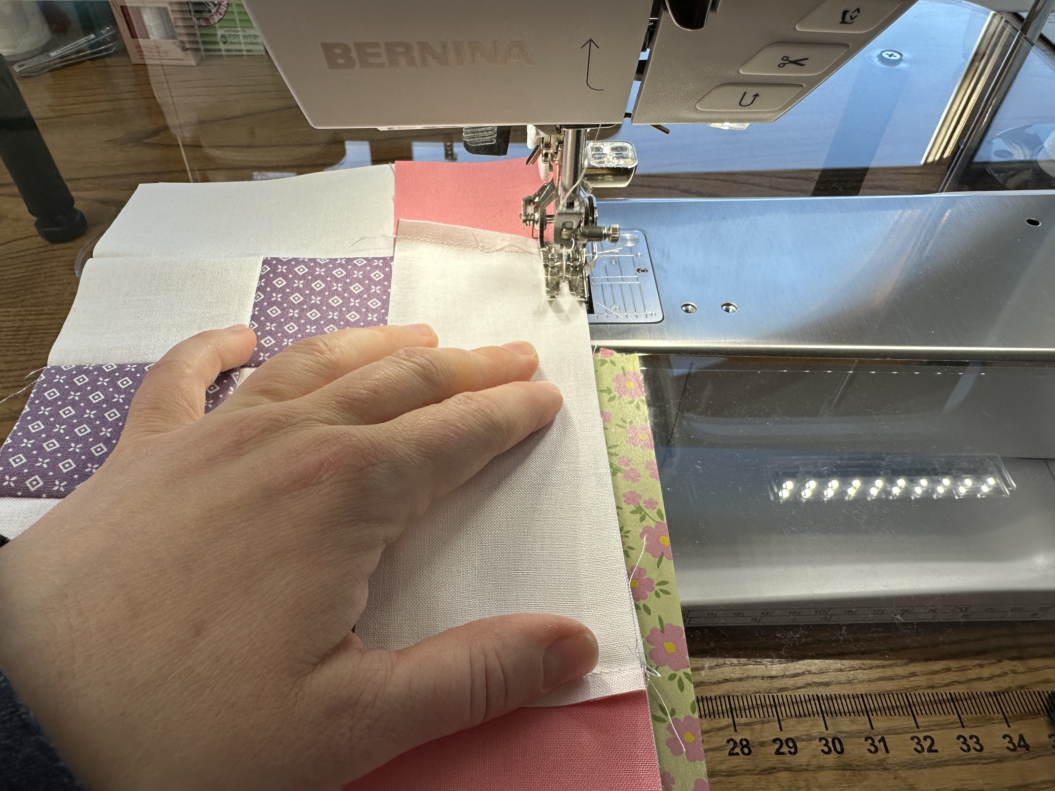 Making Block B for the Nona Quilt Along BERNINA WeAllSew blog