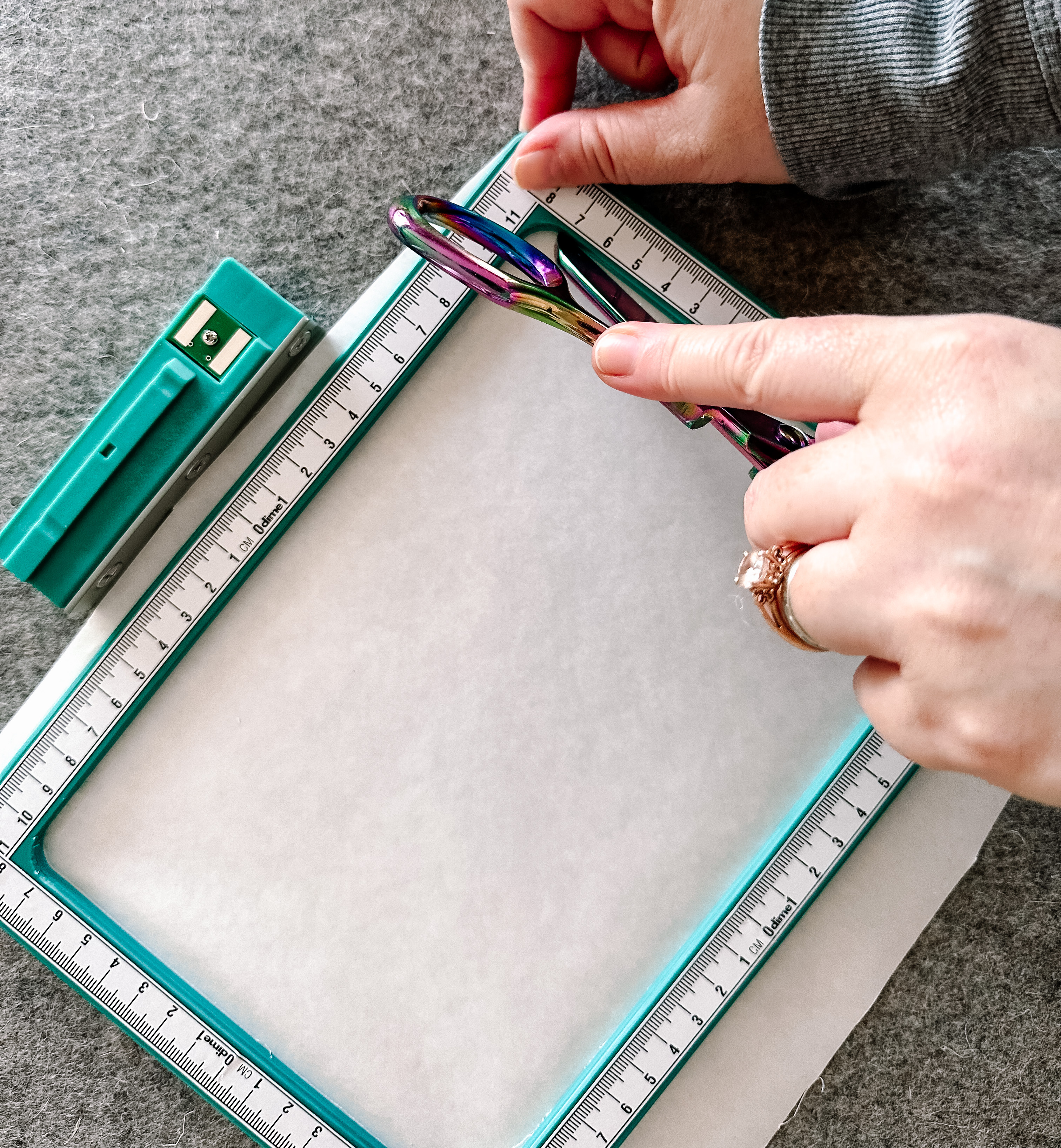 Embroidered Labels - Prepare Hoop