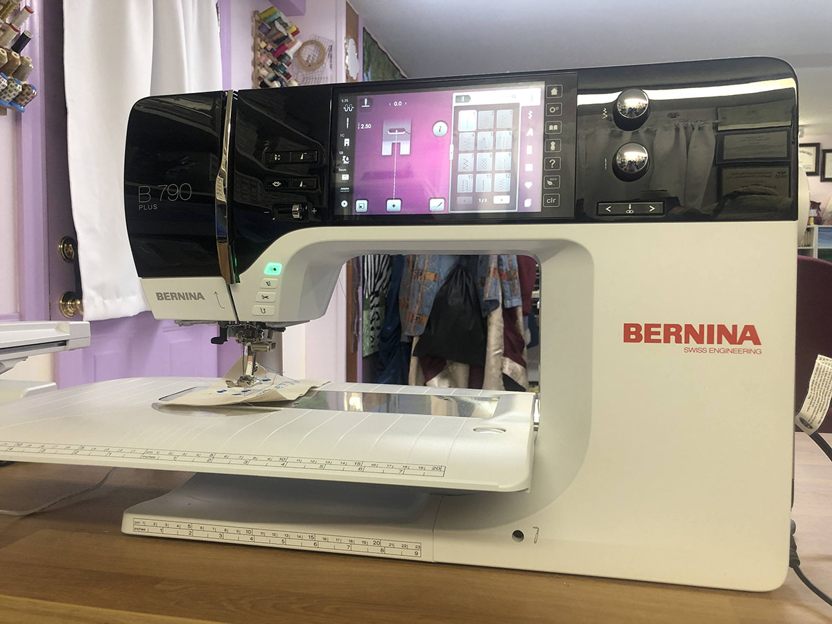 new BERNINA 790 plus we all sew blog
