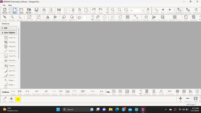 Auto Digitize Tutorial - Auto Digitize Toolbar