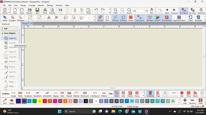Auto Digitize Tutorial - Insert Picture