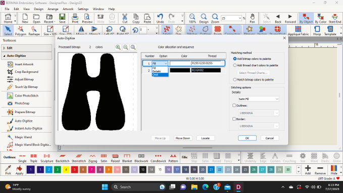 Auto Digitize Tutorial - Omit Color