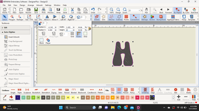 Auto Digitize Tutorial - Resize