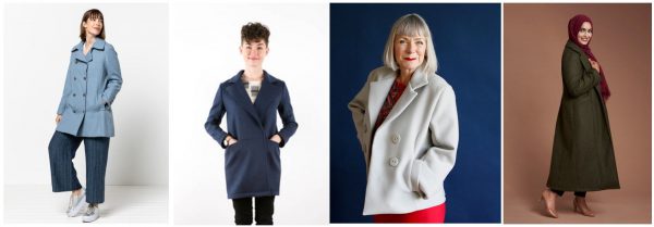 Four Traditional Coat Sewing Patterns