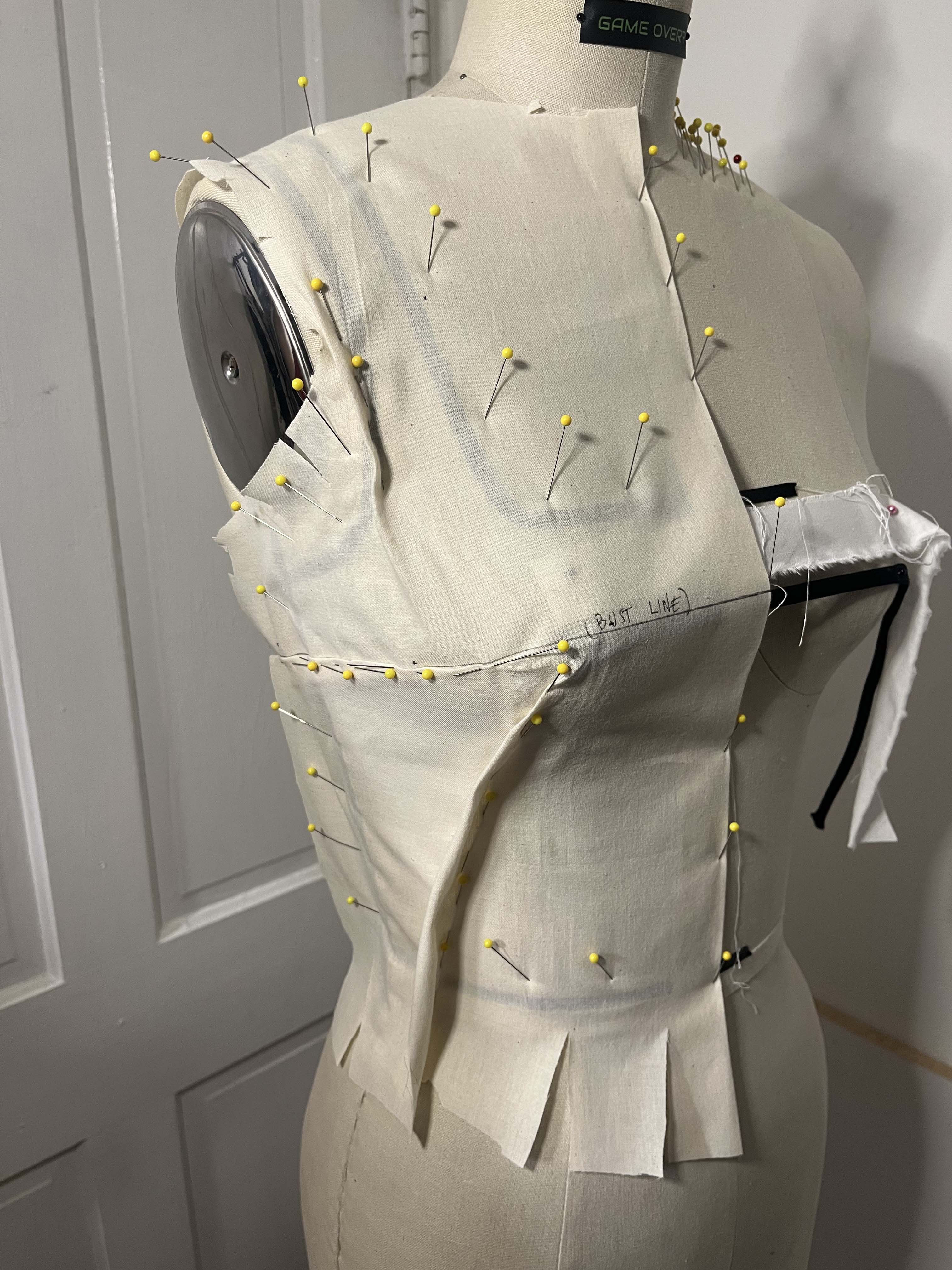 Draping a Dress Design