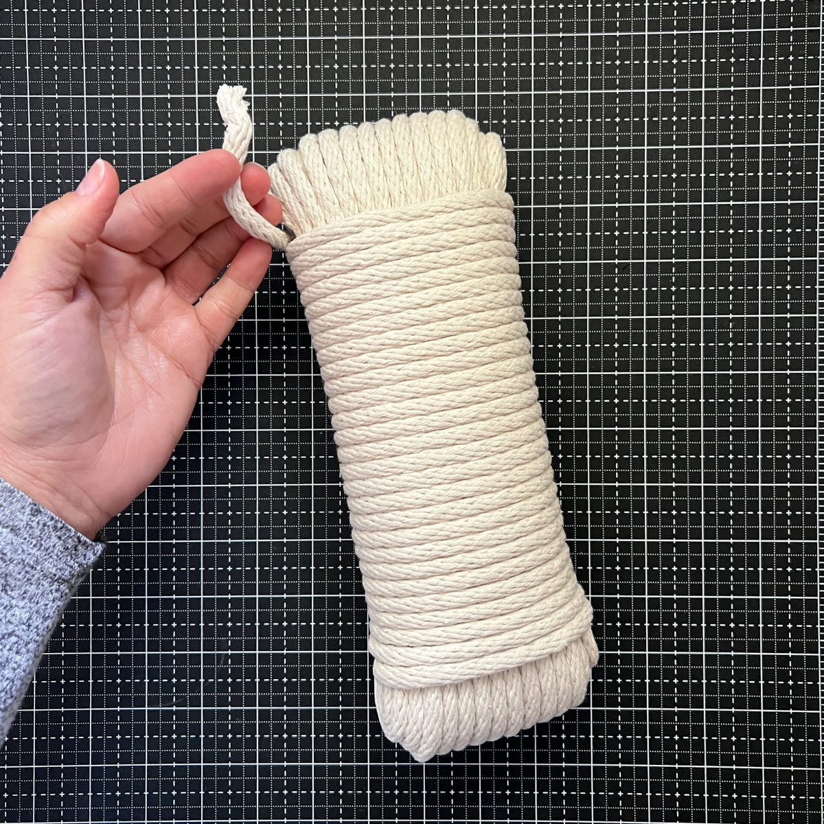 Ghosters Rope Coasters Tutorial- unwrapping the cotton cording