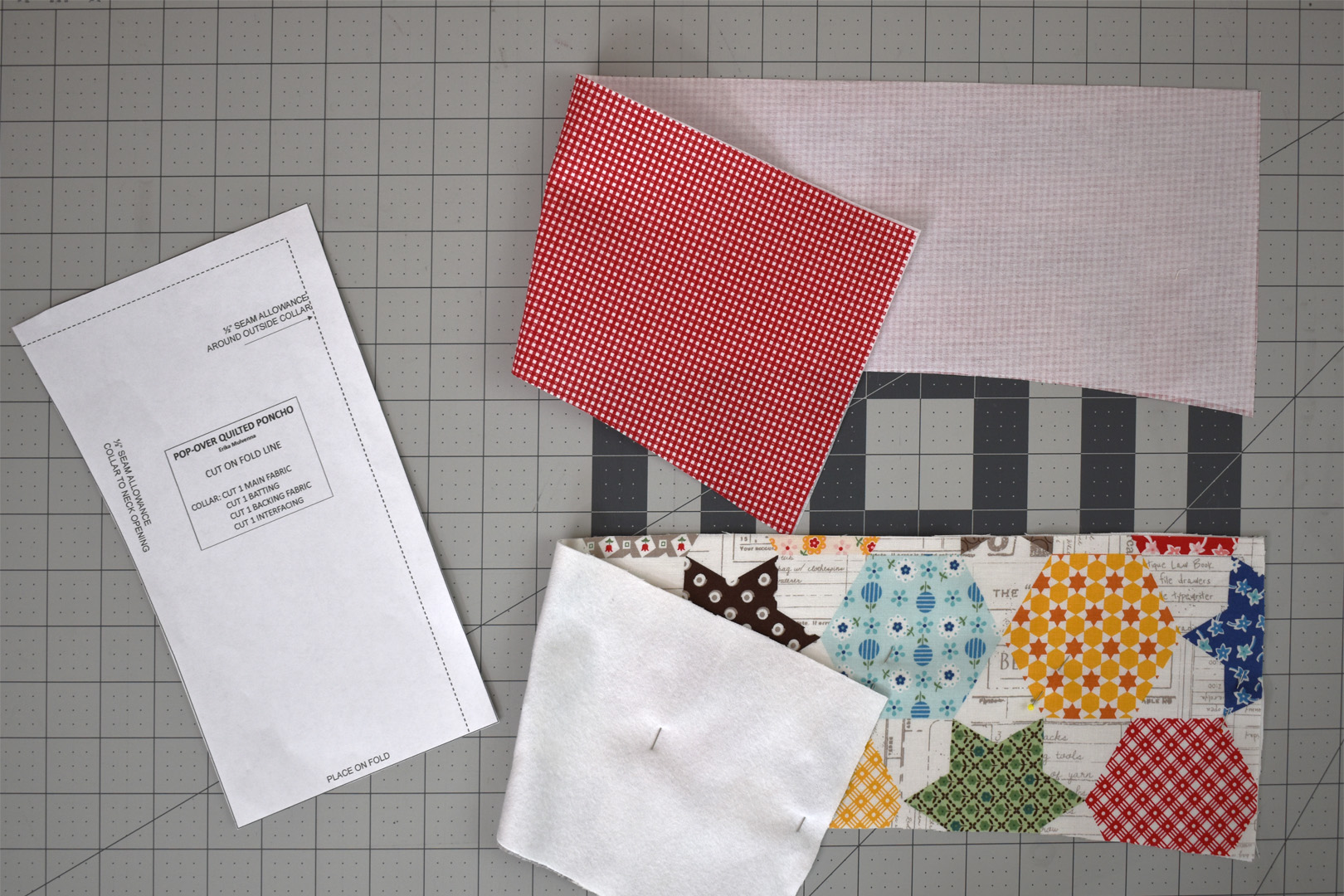 Quilted Poncho Tutorial by Erika Mulvenna