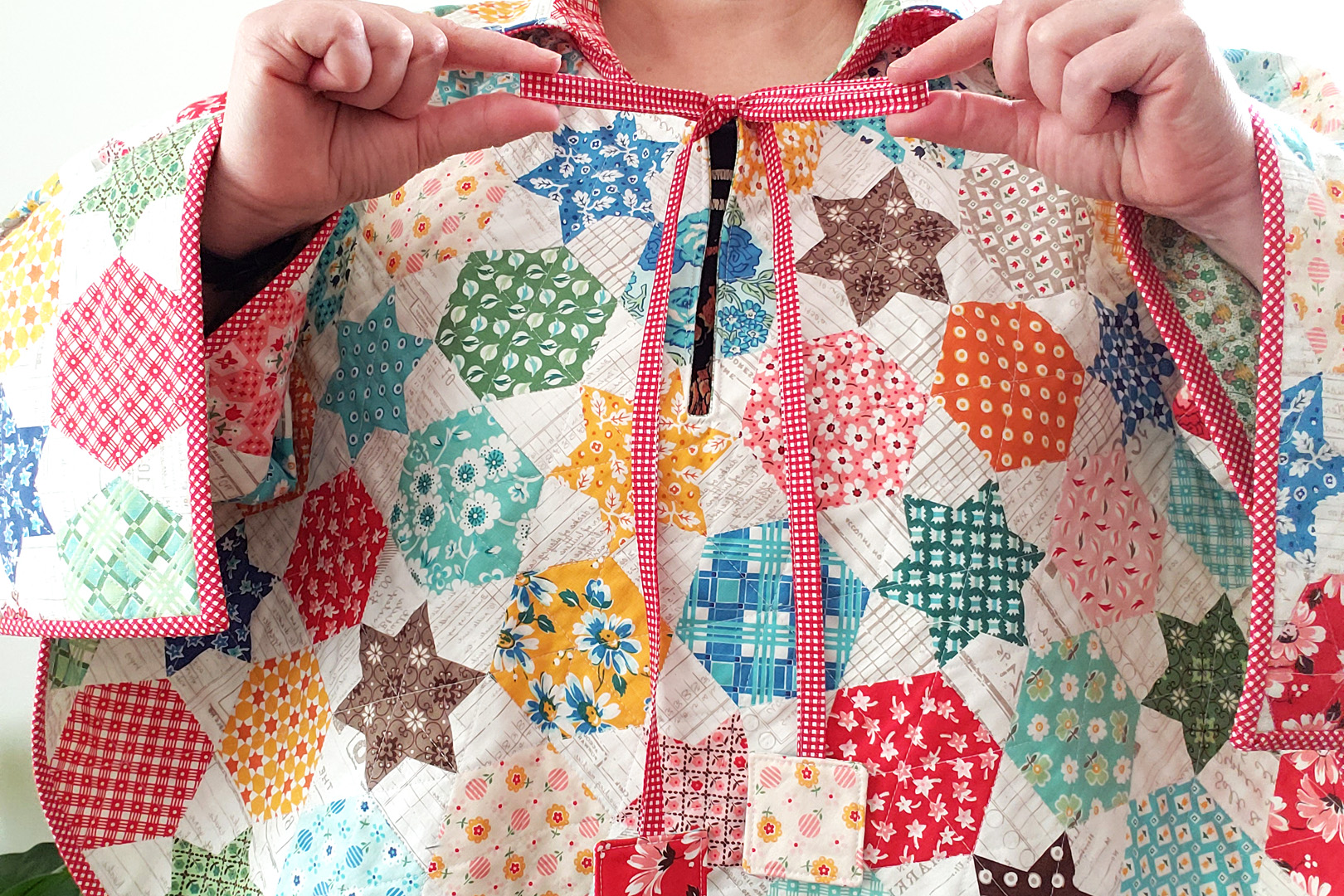 Quilted Poncho Tutorial by Erika Mulvenna