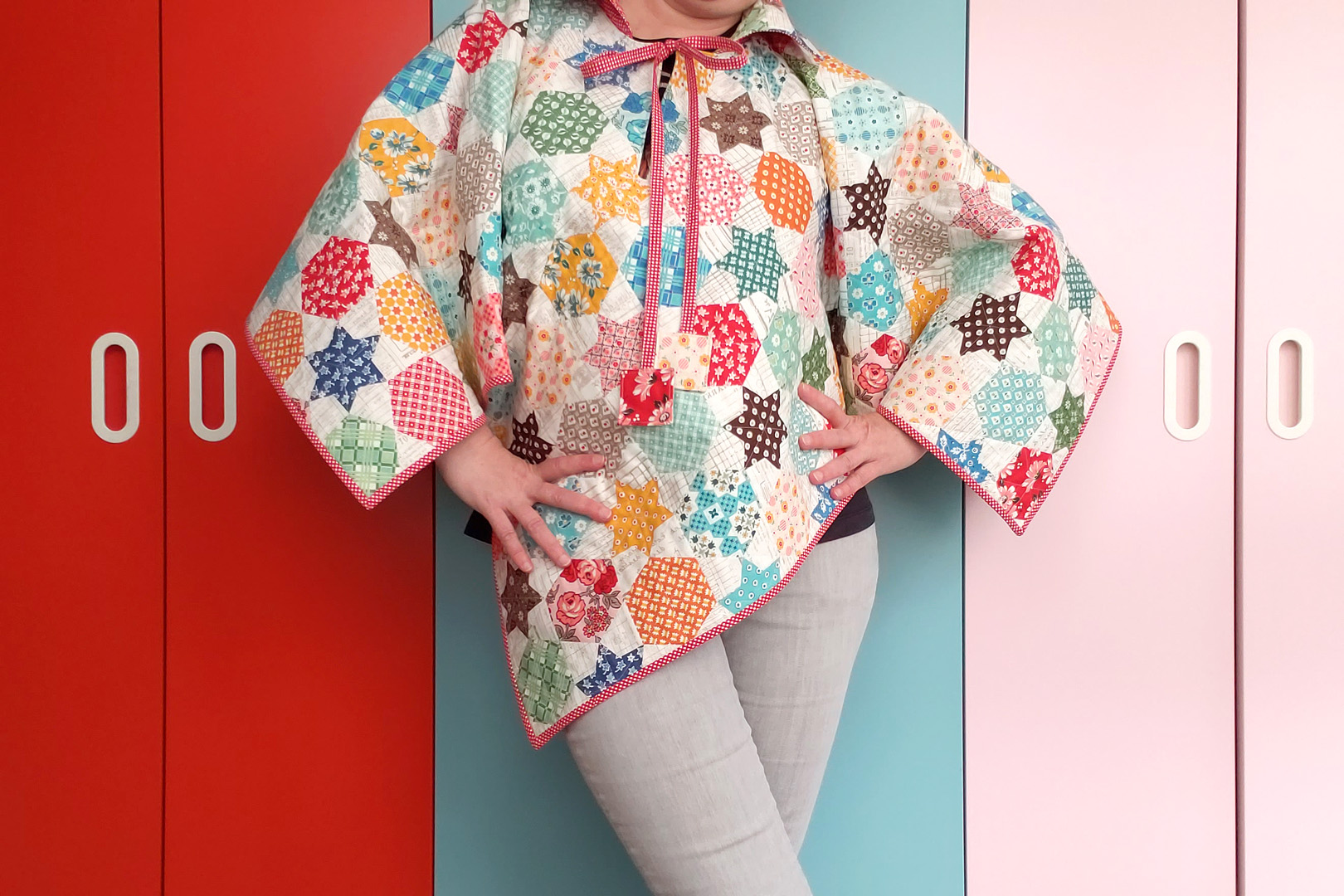 Quilted Poncho Tutorial by Erika Mulvenna