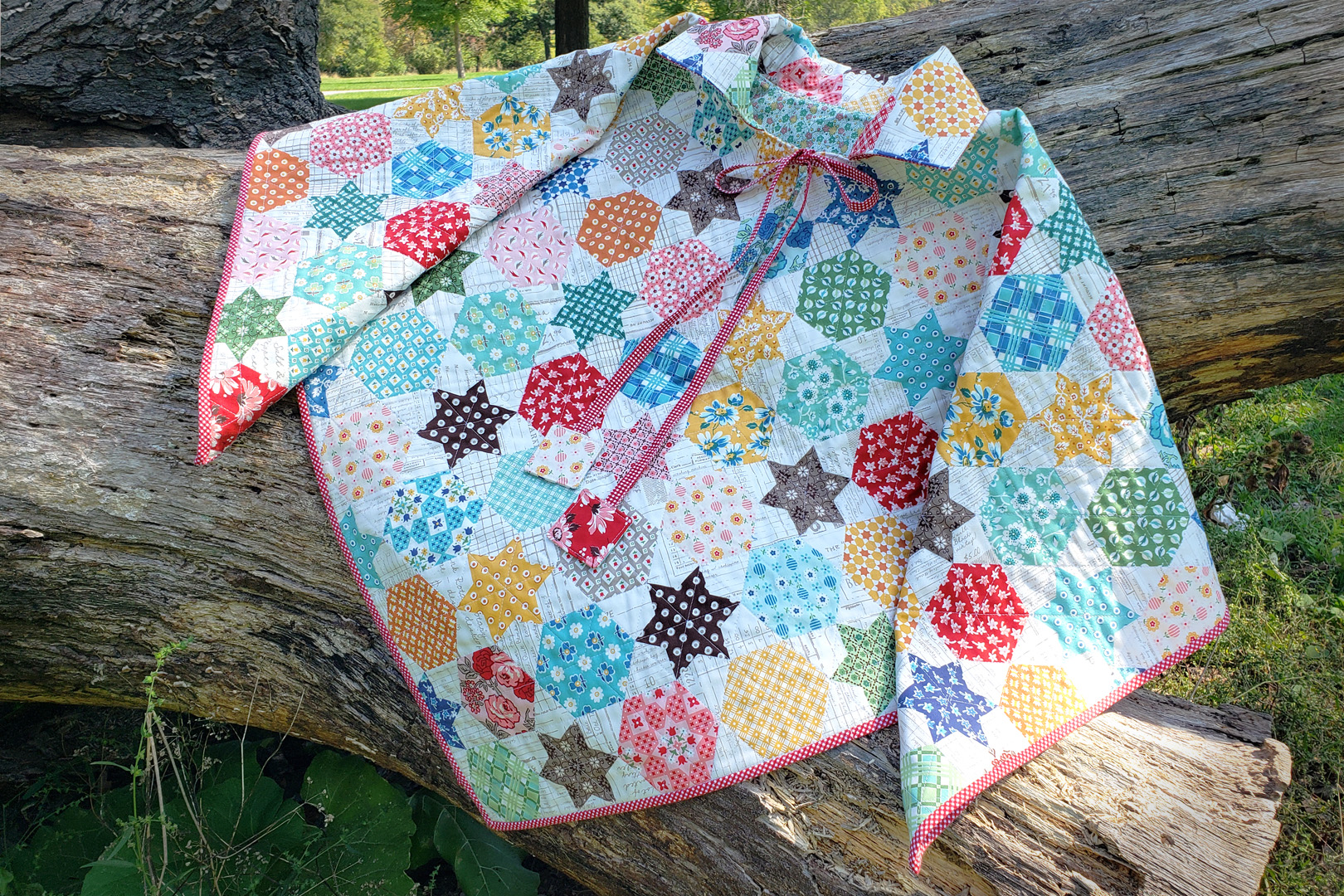 Quilted Poncho Tutorial by Erika Mulvenna