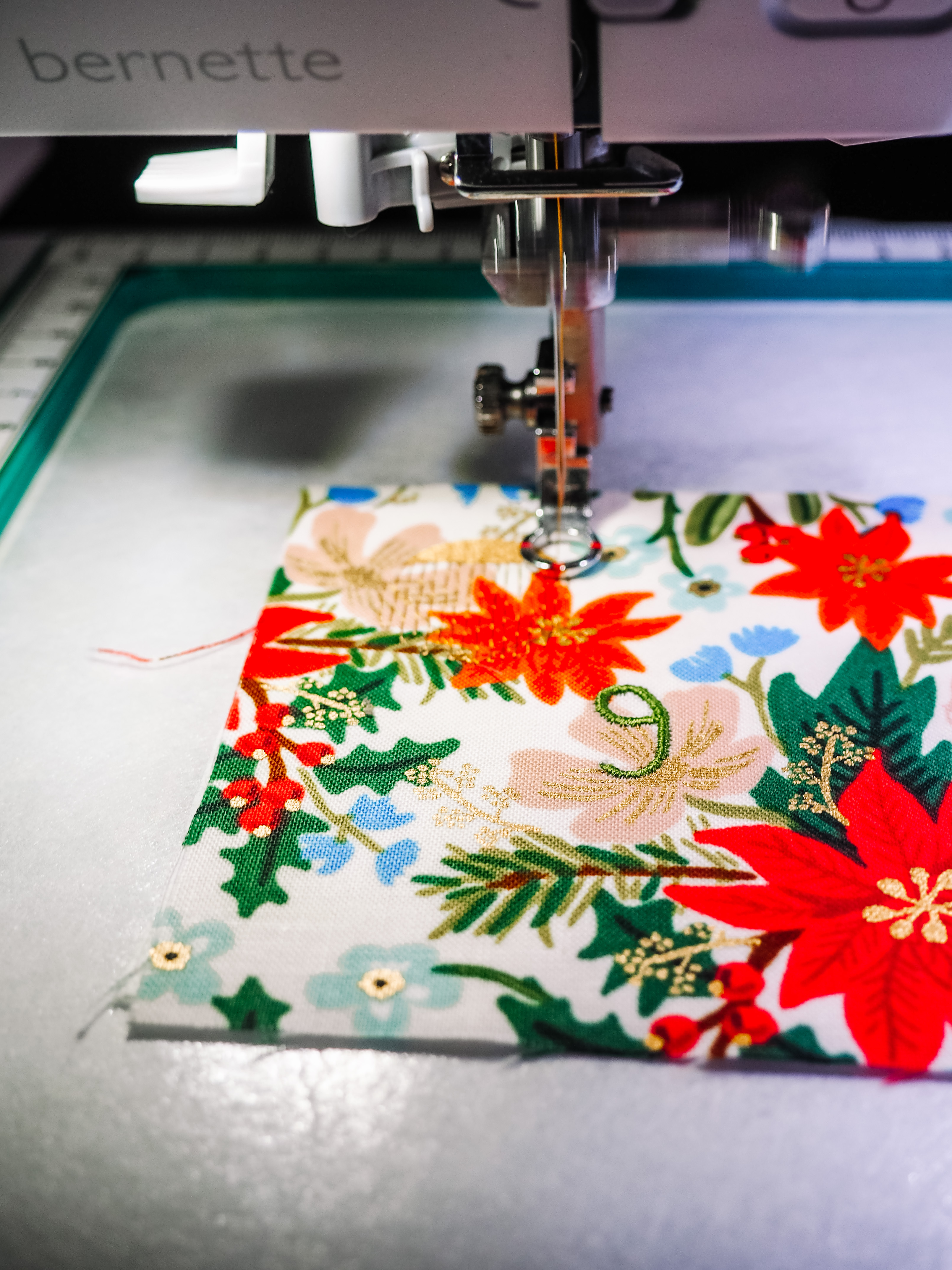 BERNINA WeAllSew Cristmas Countdown Test Stitch