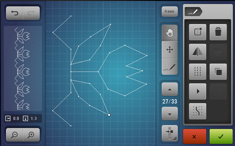 Sideways_Motion_Foot_#40C_14_sim_flower_BERNINA_WeAllSew_Blog_800x500px