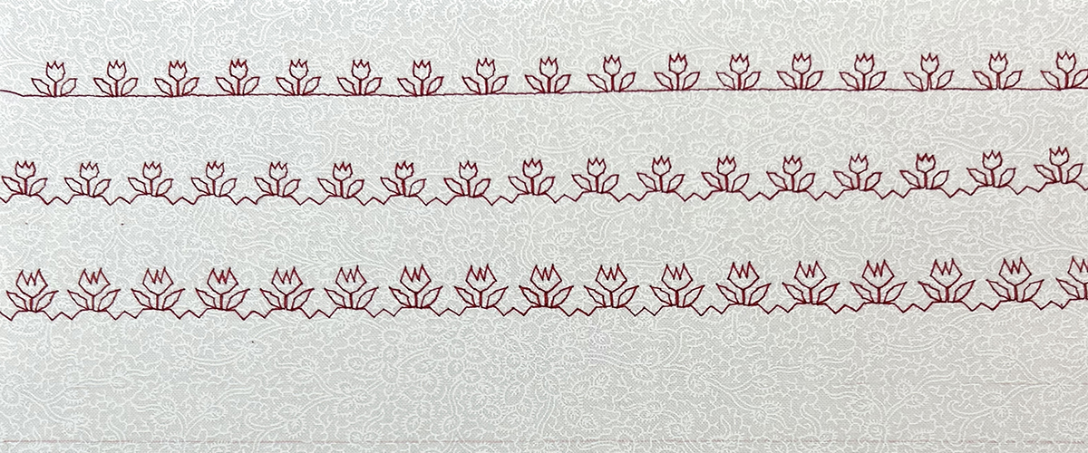 Sideways_Motion_Foot_#40C_15_flower_sewn_3_rows_BERNINA_WeAllSew_Blog_1200x500px
