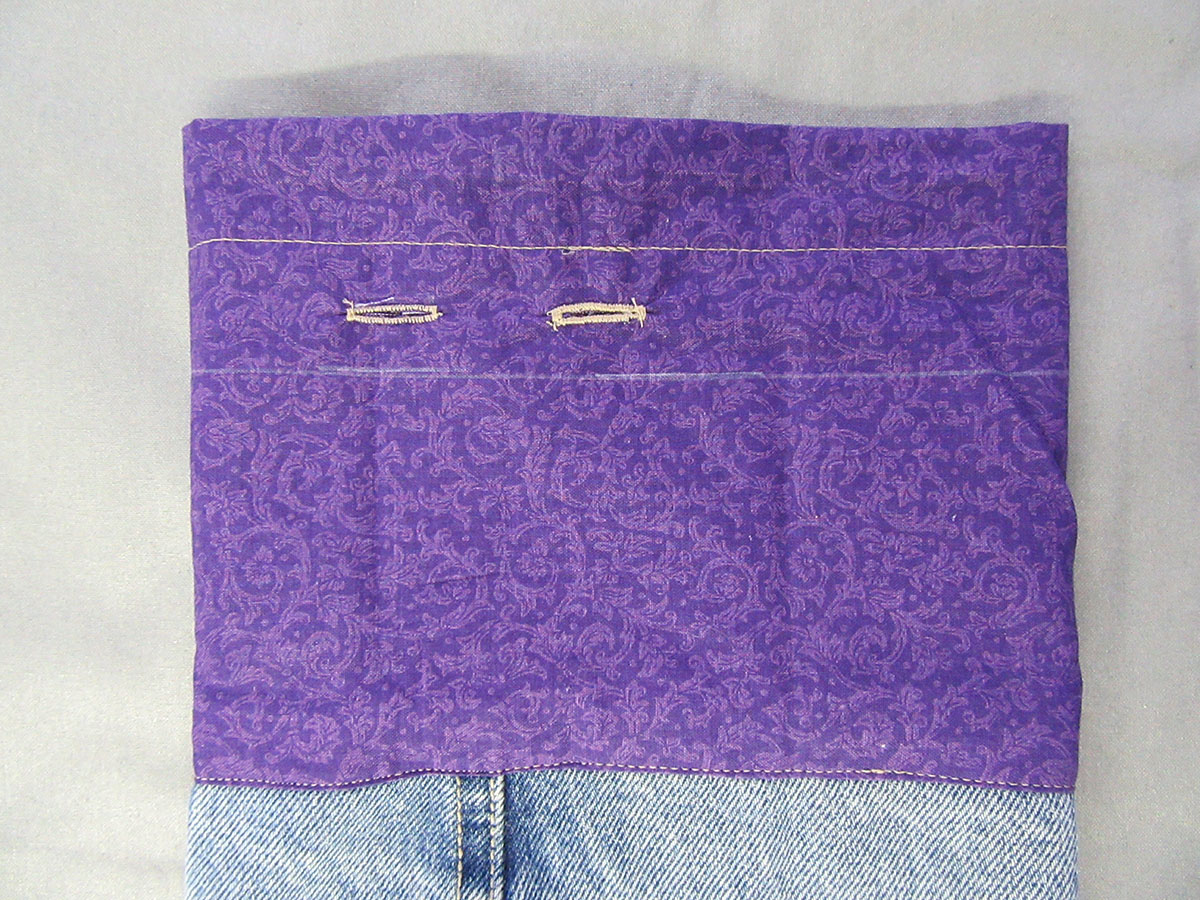cording channel yoga bag tutorial weallsewblog