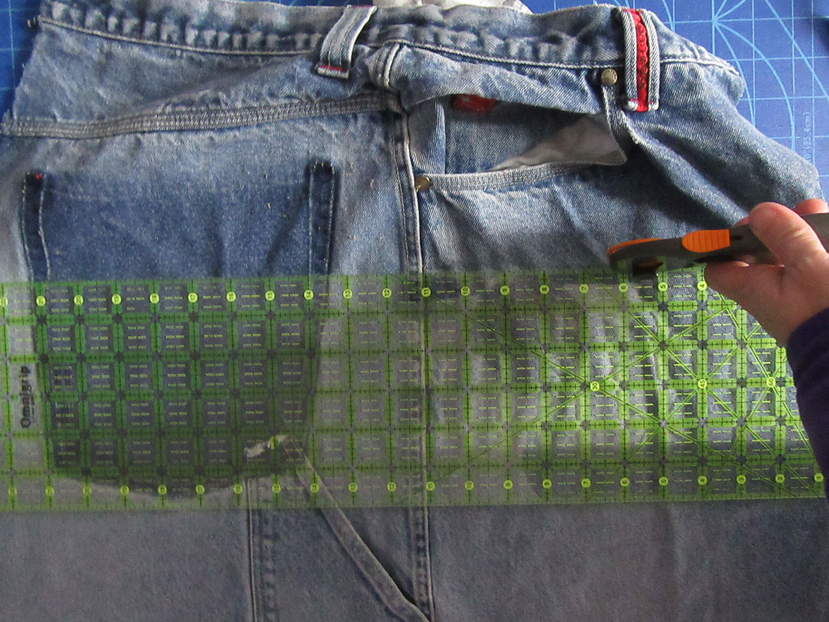 cut top of jeans weallsew yoga blog