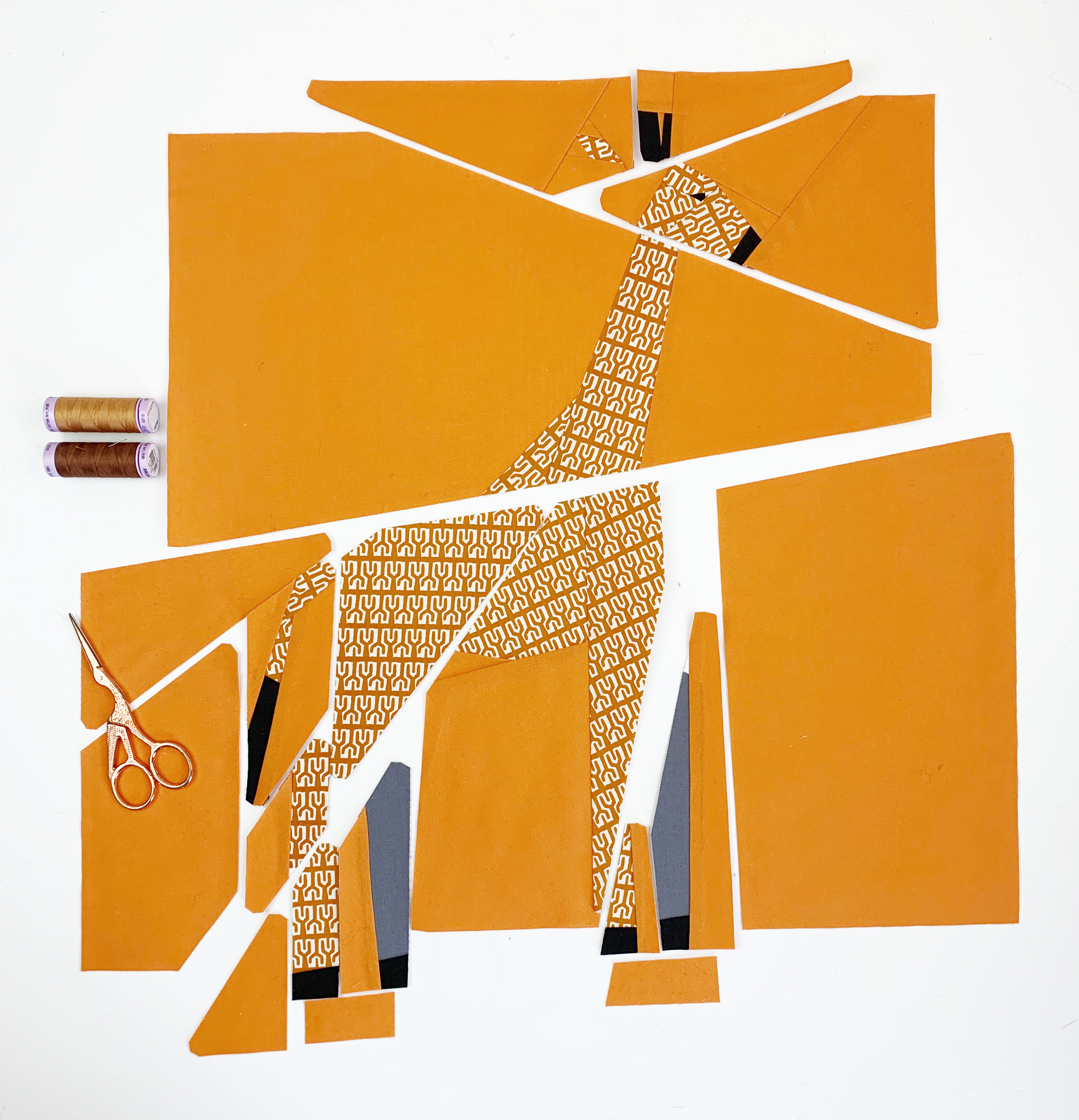 giraffe quilt bock pattern